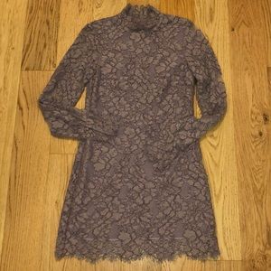 H &M violet lace dress